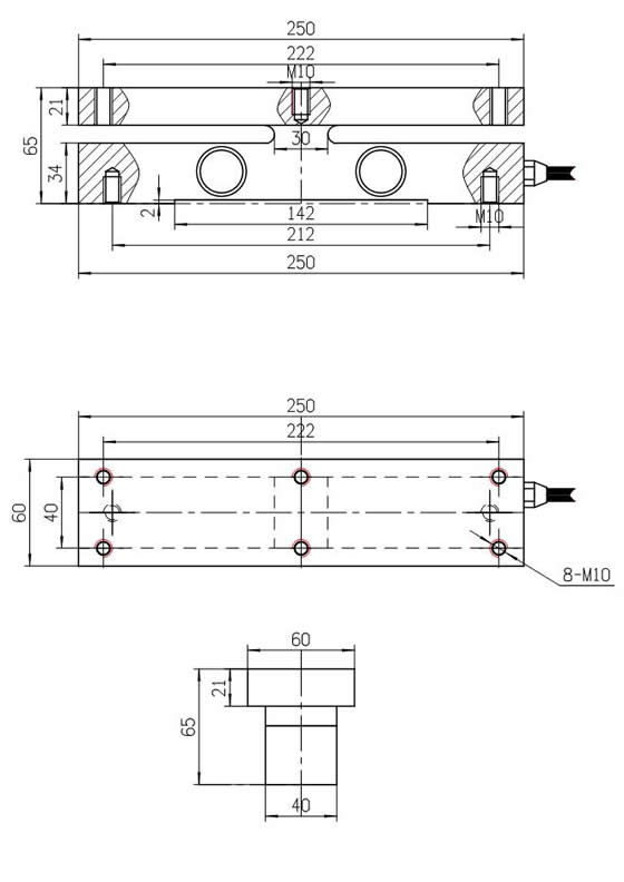 LZ-HQ3桥式称重测力传感器(图1)